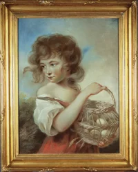 The Girl with a Basket of Eggs